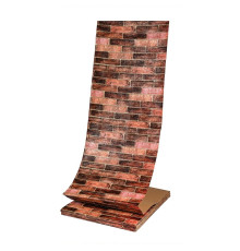 Самоклеюча 3D панель під коричневу катеринославську цеглу 19600x700x3мм SW-00001469