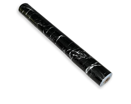 Самоклеющаяся пленка черный мрамор классический 0,45х10мх0,07мм SW-00001281