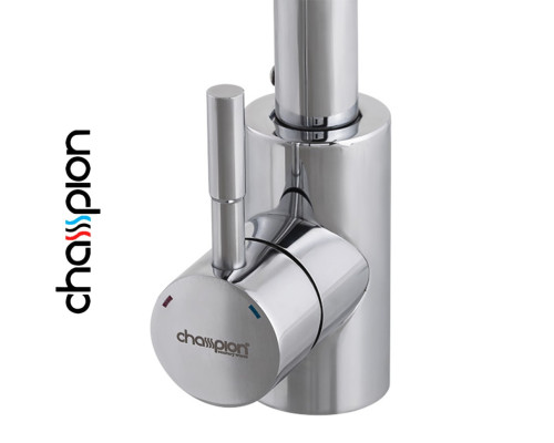 Смеситель для умывальника Champion SUS 001-C Chrome с нерж. стали хромированные (Chr-001)