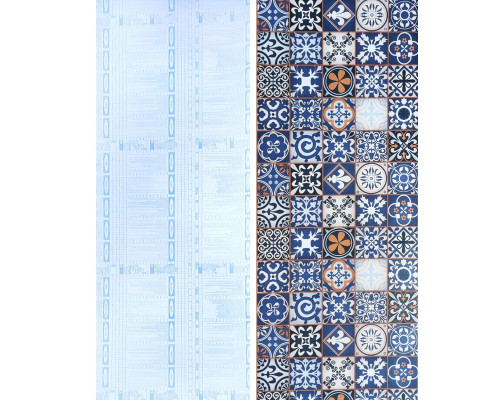 Самоклеющаяся пленка синий орнамент 0,45х10м SW-00001208