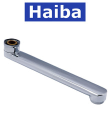 Гусак Haiba для ванни плоский прямий 20 см