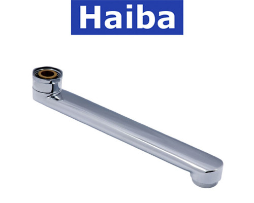 Гусак Haiba для ванни плоский прямий 20 см