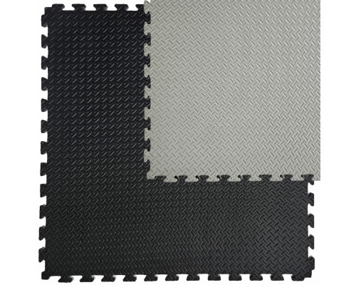 Напольное двустороннее покрытие GREY и BLACK 100*100cm*2cm (D) SW-00001844