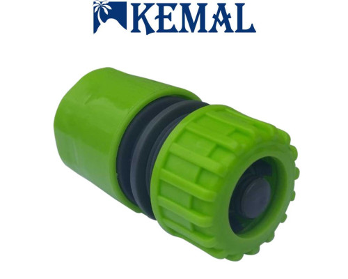 З'єднувач 1/2-5/8 для шланга з аквастопом Kemal M6003, Туреччина