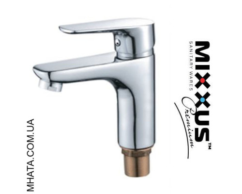Змішувач для умивальника на гайці Mixxus Nem (Chr-001)