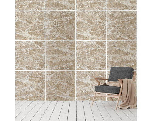 Декоративная ПВХ плита кремовый мрамор 1,22х2,44мх3мм SW-00001398