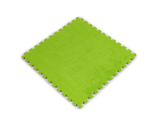 Підлога-пазл плюшевий САЛАТОВИЙ 60*60*1cm (D) SW-00002095