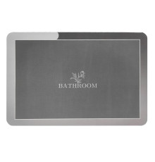 Вологопоглинаючий килимок сірий "Bathroom" 38*58CM*3MM (D) SW-00001563