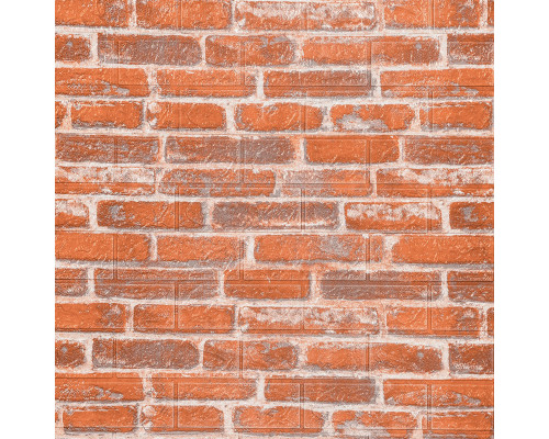 Самоклеюча 3D панель під руду катеринославську цеглу 19600x700x3мм SW-00001370