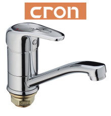 Змішувач для умивальника ялинка на гайці 15см CRON Magic (Chr-555)