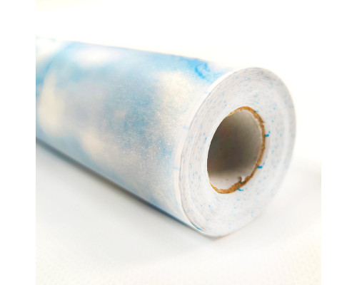 Самоклеющаяся пленка голубой мрамор 0,45х10м SW-00000815