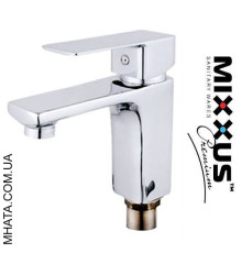 Змішувач для умивальника на гайці Mixxus Finio (Chr-001)
