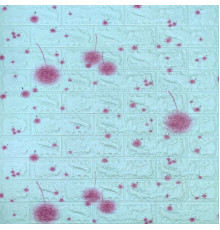 Самоклеюча 3D панель блакитні кульбаби 700х770х4мм (322) SW-00001362