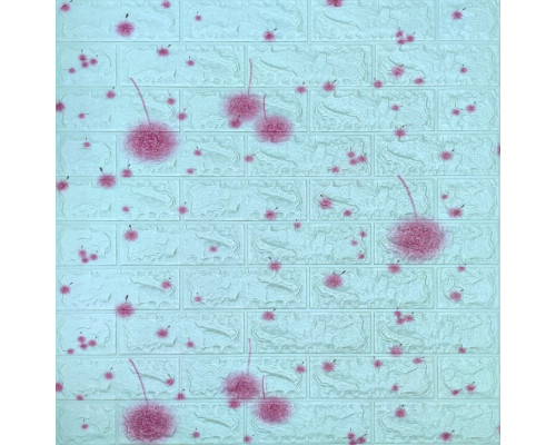 Самоклеюча 3D панель блакитні кульбаби 700х770х4мм (322) SW-00001362