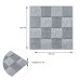 Самоклеющаяся декоративная потолочно-стеновая 3D панель 700x700x5мм (186) SW-00000491