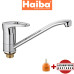 Смеситель для кухни елка на гайке HAIBA CEBA (Chr-555) 25см