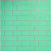 Панель стеновая 70*70cm*5mm зелёный кирпич с серебром (D) SW-00001803