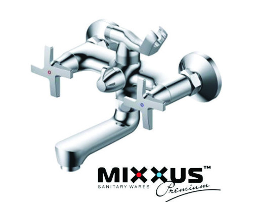 Смеситель для ванны короткий нос MIXXUS Premium Galaxy Euro (Chr-142), Польша