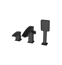 Смеситель на борт ванны KB-43007-05 на 3 отверстия (Цвет черный), Koer, Чехия