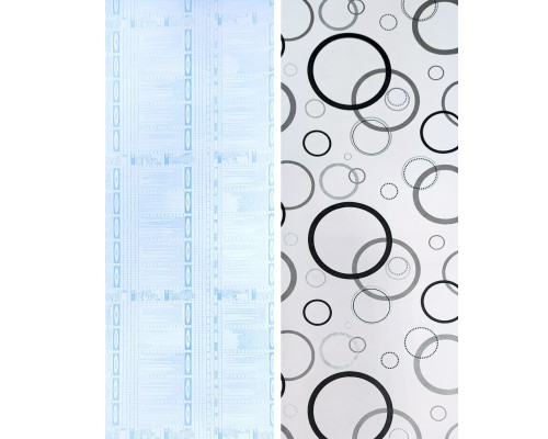 Самоклеющаяся пленка серебряные круги 0,45х10м SW-00001201