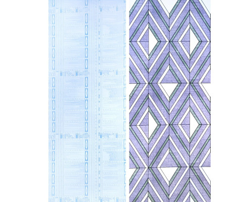 Самоклеющаяся пленка зеленые ромбы 0,45х10м SW-00001257