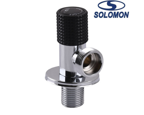 Кран кутовий кераміка Solomon EXCLUSIVE 3/4*1/2