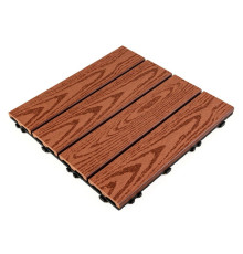 Композитная плитка WPC красное дерево 30*30CM*2СM (D) SW-00001707