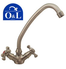 Смеситель для умывальника O&L SMES Euro Product нержавейка (Chr-271)