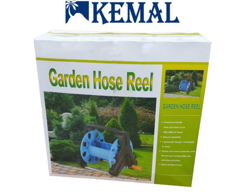 Катушка для шланга (без колёс) (60м-1/2, 30м-3/4) Kemal T8001