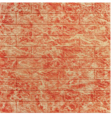 Декоративная 3D панель самоклейка под кирпич DEEP RED 700х770х5мм (066) SW-00000169