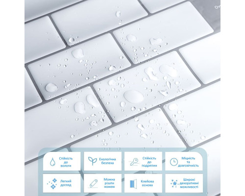 Самоклеющаяся полиуретановая плитка белый кирпич 305х305х1мм (D) SW-00001193