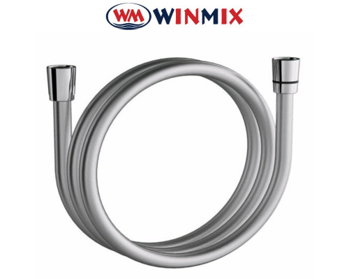 Шланг для душа, силиконовый 175 см (Цвет серебреный),KB-0803-175-01 SILVER ,Grauss Чехия