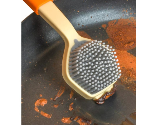 Ершик-щетка силиконовый для мытья посуды (синий)