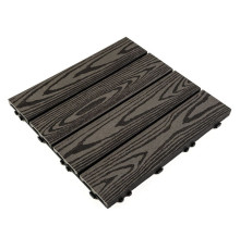 Композитная плитка WPC антрацит 30*30CM*2СM (D) SW-00001708
