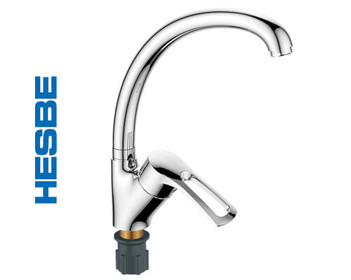 Смеситель для кухни Ухо на гайке HESBE Germes (Chr-777)
