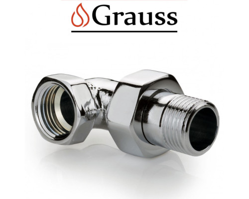 Зганяння американка кутова хромована Grauss d1/2, Німеччина