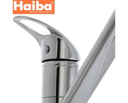 Смеситель для умывальника елка на шпильке HAIBA PREMIERE (Chr-004) 15cm