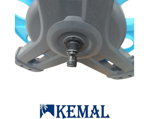 Катушка для шланга (без колёс) (60м-1/2, 30м-3/4) Kemal T8001