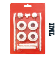 Набір для підключення радіатора з кронштейном 1/2", Туреччина