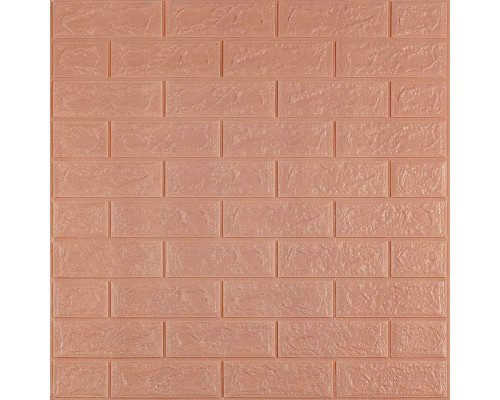 3D панель самоклеющаяся кирпич Пудра 700x770x3мм SW-00001716
