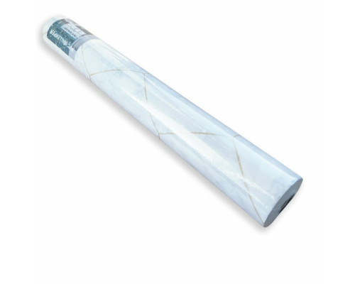 Самоклеющаяся пленка малахитовый мрамор золотые соты 0,45х10м SW-00001214