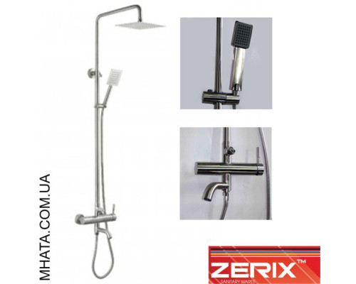 Душевая колонна Zerix LR72404 (материал нержавейка)