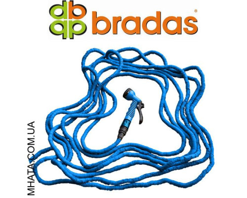 Шланг для поливу BRADAS Trick Hose Blue 1/2, 5-15м