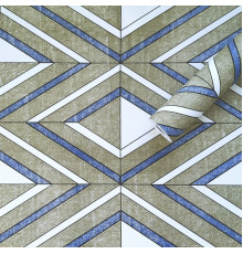 Самоклеющаяся пленка васильковые ромбы 0,45х10м SW-00001256
