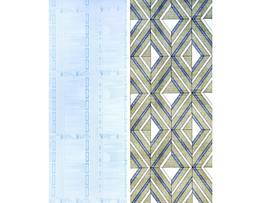 Самоклеющаяся пленка васильковые ромбы 0,45х10м SW-00001256