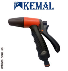 Поливальний пістолет регульований 2 режими, пластик Kemal P5002, Туреччина