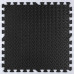 Пол пазл - модульное напольное покрытие черное 600x600x10мм (МР15) SW-00001169