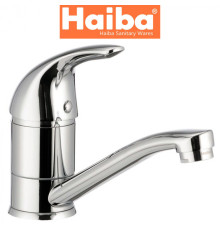 Змішувач для умивальника ялинка на шпильці HAIBA VIOLET (Chr-004) 15cm