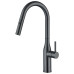 Смеситель для кухни из нерж. стали с выдвижным изливом KI-70004-07, Чехия (цвет графит)