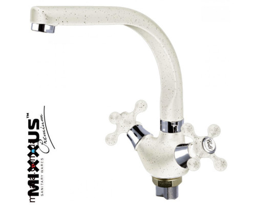 Смеситель для кухни ухо MIXXUS Color MC (молочный коктель) (Chr-273), Польша
